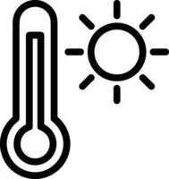 Thermometer medicine icon symbol image vector. Illustration of the temperature cold and hot measure tool design image.EPS 10 vector