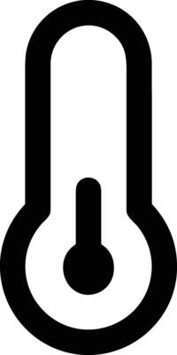 Thermometer medicine icon symbol image vector. Illustration of the temperature cold and hot measure tool design image.EPS 10