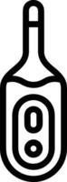 Thermometer medicine icon symbol image vector. Illustration of the temperature cold and hot measure tool design image.EPS 10 vector