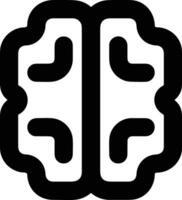Brain idea symbol icon vector image. Illustration of the creative intelligence think design image. EPS 10