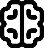 Brain idea symbol icon vector image. Illustration of the creative intelligence think design image. EPS 10