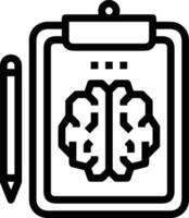 Brain idea symbol icon vector image. Illustration of the creative intelligence think design image. EPS 10