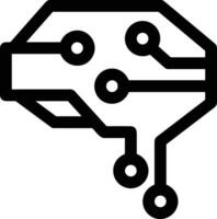 Brain idea symbol icon vector image. Illustration of the creative intelligence think design image. EPS 10