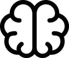 Brain idea symbol icon vector image. Illustration of the creative intelligence think design image. EPS 10