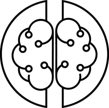 cerebro idea símbolo icono vector imagen. ilustración de el creativo inteligencia pensar diseño imagen. eps 10