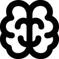 Brain idea symbol icon vector image. Illustration of the creative intelligence think design image. EPS 10