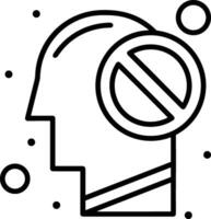 Brain idea symbol icon vector image. Illustration of the creative intelligence think design image. EPS 10