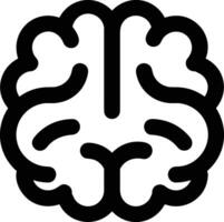 Brain idea symbol icon vector image. Illustration of the creative intelligence think design image. EPS 10