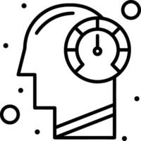 Brain idea symbol icon vector image. Illustration of the creative intelligence think design image. EPS 10