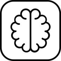 Brain idea symbol icon vector image. Illustration of the creative intelligence think design image. EPS 10