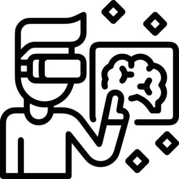 cerebro idea símbolo icono vector imagen. ilustración de el creativo inteligencia pensar diseño imagen. eps 10