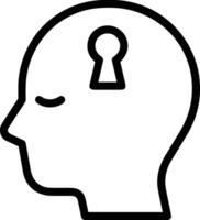 Brain idea symbol icon vector image. Illustration of the creative intelligence think design image. EPS 10