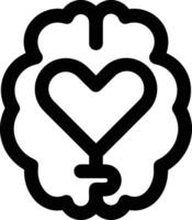 Brain idea symbol icon vector image. Illustration of the creative intelligence think design image. EPS 10