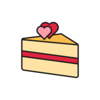 illustration piece of cake png