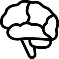 Brain idea symbol icon vector image. Illustration of the creative intelligence think design image. EPS 10