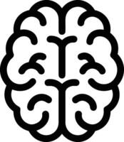 Brain idea symbol icon vector image. Illustration of the creative intelligence think design image. EPS 10