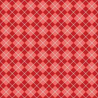 Simple Red Seamless Argyle Pattern vector