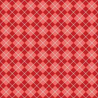 Simple Red Seamless Argyle Pattern vector