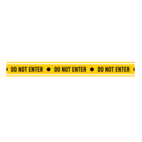 Police tape, text, warning Sign on a Transparent Background png