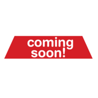 Coming Soon Label on a Transparent Background png