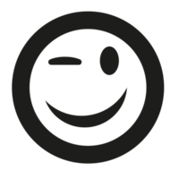 sonriente cara icono en un transparente antecedentes png