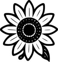 flor - minimalista y plano logo - vector ilustración