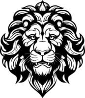 Lion - Minimalist and Flat Logo - Vector illustration