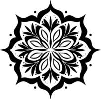 mandala - minimalista y plano logo - vector ilustración