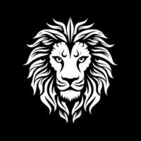 Lion - Minimalist and Flat Logo - Vector illustration