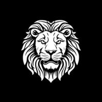 Lion - Minimalist and Flat Logo - Vector illustration