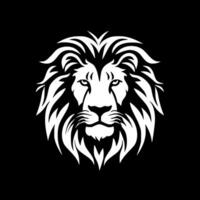 Lion - Minimalist and Flat Logo - Vector illustration