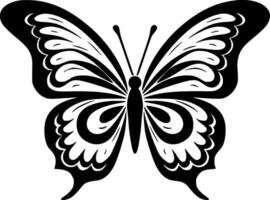 mariposa - minimalista y plano logo - vector ilustración