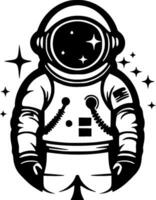 astronauta - alto calidad vector logo - vector ilustración ideal para camiseta gráfico