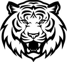 tigre, minimalista y sencillo silueta - vector ilustración