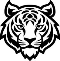 tigre, minimalista y sencillo silueta - vector ilustración