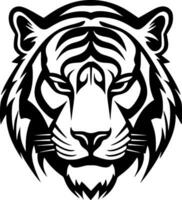 tigre, minimalista y sencillo silueta - vector ilustración