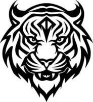 tigre, minimalista y sencillo silueta - vector ilustración