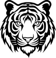 tigre, minimalista y sencillo silueta - vector ilustración