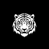 Tigre - minimalista y plano logo - vector ilustración