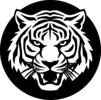 tigre, minimalista y sencillo silueta - vector ilustración