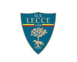 Lecce Club Symbol Logo Serie A Football Calcio Italy Abstract Design Vector Illustration