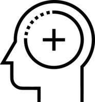 Brain idea symbol icon vector image. Illustration of the creative intelligence think design image. EPS 10