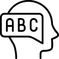 Brain idea symbol icon vector image. Illustration of the creative intelligence think design image. EPS 10