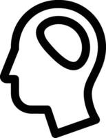 Brain idea symbol icon vector image. Illustration of the creative intelligence think design image. EPS 10