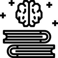 Brain idea symbol icon vector image. Illustration of the creative intelligence think design image. EPS 10