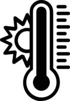 Thermometer medicine icon symbol image vector. Illustration of the temperature cold and hot measure tool design image.EPS 10 vector