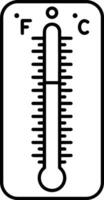 termómetro medicina icono símbolo imagen vector. ilustración de el temperatura frío y caliente medida herramienta diseño imagen.eps 10 vector