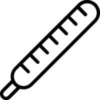 Thermometer medicine icon symbol image vector. Illustration of the temperature cold and hot measure tool design image.EPS 10 vector