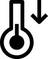 Thermometer medicine icon symbol image vector. Illustration of the temperature cold and hot measure tool design image.EPS 10 vector