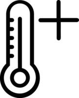 Thermometer medicine icon symbol image vector. Illustration of the temperature cold and hot measure tool design image.EPS 10 vector